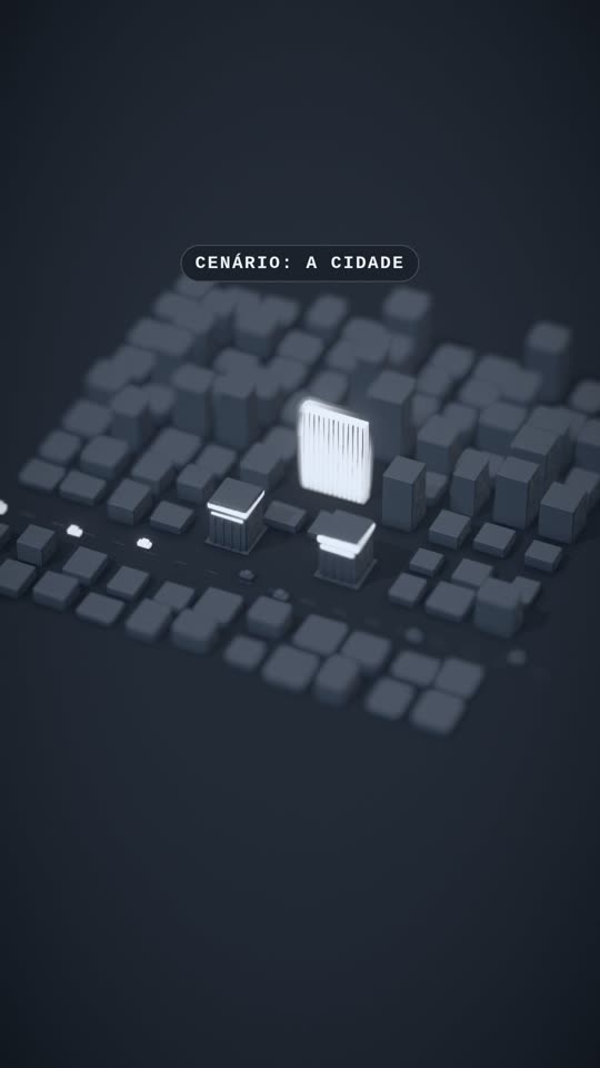 Cenário de cidade em miniatura